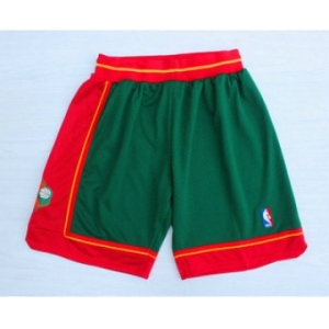 Men's Seattle Supersonics Green 1995-96 Hardwood Classics Swingman Shorts