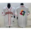 Men's USA Baseball Big Logo 2023 White World Classic Stitched Jerseys