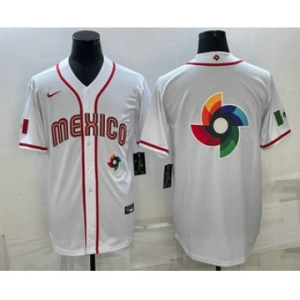 Men's USA Baseball Big Logo 2023 White World Classic Stitched Jerseys