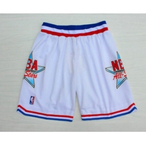 1992 All-Star White Hardwood Classics Swingman Shorts
