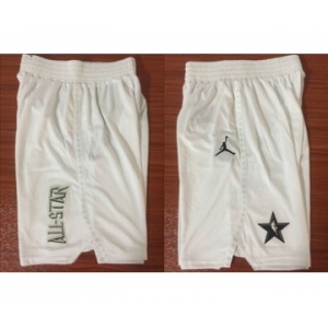 NBA White Jordan Swingman 2018 All Star Shorts
