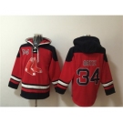 Men's Boston Red Sox #34 David Ortiz Ageless Must-Have Lace-Up Pullover Hoodie