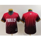 Youth Philadelphia Phillies Blank Red 2024 City Connect Limited Jersey