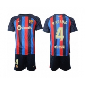 Barcelona Men #4 Soccer Jerseys 002