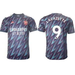 Arsenal F.C #9 Lacazette Away Soccer Jersey7