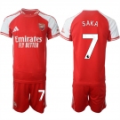 Men's Arsenal F.C #7 Bukayo Saka Red 2025 Home Soccer Jersey Suit