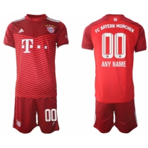 Men's FC Bayern München Custom Jersey With Shorts2