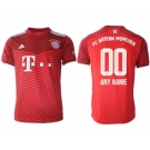 Men's FC Bayern München Custom Red Home Jersey