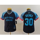 Youth Pittsburgh Pirates #30 Paul Skenes Navy 2024 All Star Limited Stitched Jersey