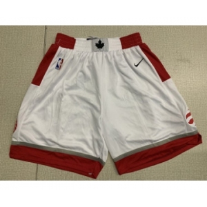 Raptors White Nike Swingman Shorts