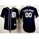 Youth Detroit Tigers Customized 2015 Navy Blue Jersey