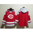 Men's Cincinnati Reds Blank Red Ageless Must-Have Lace-Up Pullover Hoodie