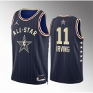 Men 2024 All Star #11 Kyrie Irving Navy Stitched Basketball Jersey