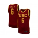 USC Trojans #6 JAMES JR. Red Jerseys