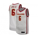 USC  Trojans #6 JAMES JR. White Jerseys