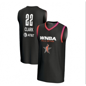 Caitlin Clark #22 Black GameDay Greats Unisex 2024 WNBA All-Star Game Linghtweinght Replica jerseys