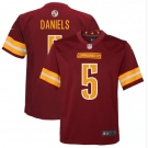 Youth Washington Commanders #5 Jayden Daniels Burgundy Vapor Limited Football Stitched Jersey