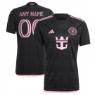 Men's Inter Miami CF Custom Black 2024-25 Away Soccer Jersey