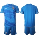 Men's Italy Blank Blue 2023-24 Home Soccer Jersey