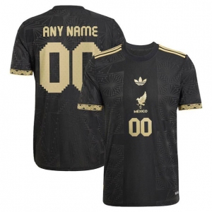 Men's Mexico Custom Black 2025 Soccer Jersey