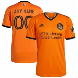 Houston Dynamo FC adidas Orange My City My Club Authentic Custom Jersey