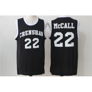 Crenshaw 22 McCall Black Stitched Movie Jersey