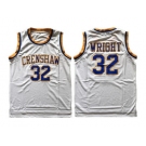 Crenshaw Love And Baskeball 32 Monica Wright White Stitched Movie Jersey