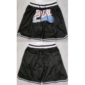 Men's Movie Perc Black Stitched Ocet Hip Hop Party Workout Streetball Shorts (Run Small)
