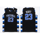 One Three Hill 23 Scott Black Stitched Jersey