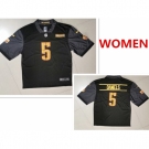 Women's Washington Commanders #5 Jayden Daniels Nike Black Alternate Vapor Untouchable Limited Jersey