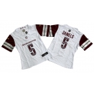 Women's Washington Commanders #5 Jayden Daniels White 2024 F.U.S.E. Draft Stitched Jersey