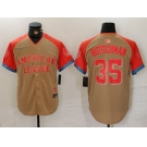 Men's American League #35 Adley Rutschman Cream 2024 All-Star Limited Stitched Baseball Jersey