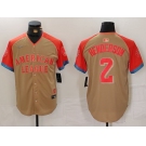 Men's Baltimore Orioles #2 Gunnar Henderson Cream 2024 All Star Limited Stitched Jersey