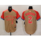 Men's Baltimore Orioles #2 Gunnar Henderson Number Cream 2024 All Star Limited Stitched Jersey