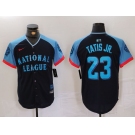 Men's San Diego Padres #23 Fernando Tatis Jr Navy 2024 All Star Limited Stitched Jersey