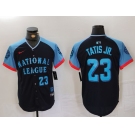 Men's San Diego Padres #23 Fernando Tatis Jr Number Navy 2024 All Star Limited Stitched Jersey