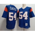 Blue Mountain State #54 Thad Castle Blue Stitched Football Jersey