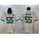 Men's Philadelphia Eagles #55 Brandon Graham White 2025 Super Bowl LIX Patch F.U.S.E. Vapor Untouchable Limited Stitched Football Jersey