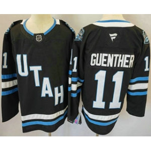 Men's Utah Hockey Club #11 Dylan Guenther Navy 2024 Stitched Jersey
