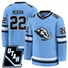 Men's Utah Hockey Mammoth #22 Jack McBain 2025 Limited All Stitched Blue Jersey