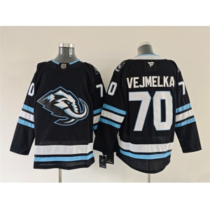Men's Utah Mammoth #70 Karel Vejmelka Navy 2025 Stitched Jersey