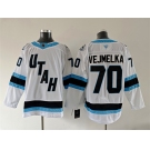 Men's Utah Mammoth #70 Karel Vejmelka White 2025 Stitched Jersey
