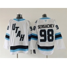 Men's Utah Mammoth #98 Mikhail Sergachev White 2025 Stitched Jersey