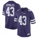 Men's Kansas State Wildcats #43 Darren Sproles Purple Vapor Stitched NCAA Jersey