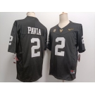 Men's Vanderbilt Commodores #2 Diego Pavia Black FUSE College Football Jersey