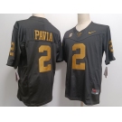 Men's Vanderbilt Commodores #2 Diego Pavia Black Gold FUSE College Football Jersey