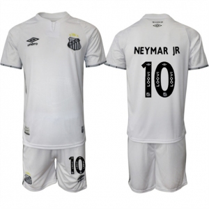 Men's Santos F.C. #10 Neymar Jr 25-26 White Home Soccer Jersey Suit