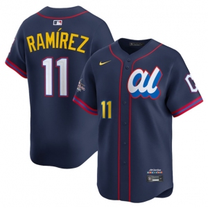 Men's American League #11 José Ramírez Navy 2025 All-Star Edition Limited Stitched Baseball Jersey