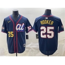 Men's American League #25 Brent Rooker Navy 2025 All-Star Edition Limited Stitched Baseball Jersey