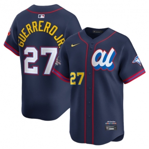 Men's American League #27 Vladimir Guerrero Jr. Navy 2025 All-Star Edition Limited Stitched Baseball Jersey
